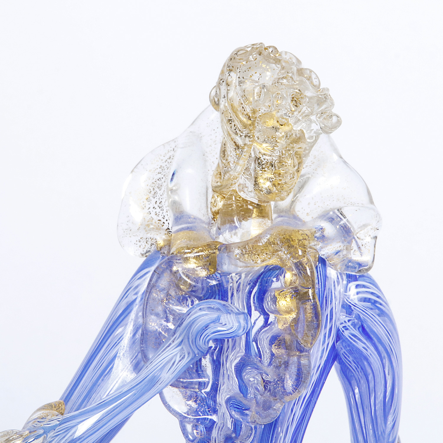 Venetian Spun Glass Royal Figurines