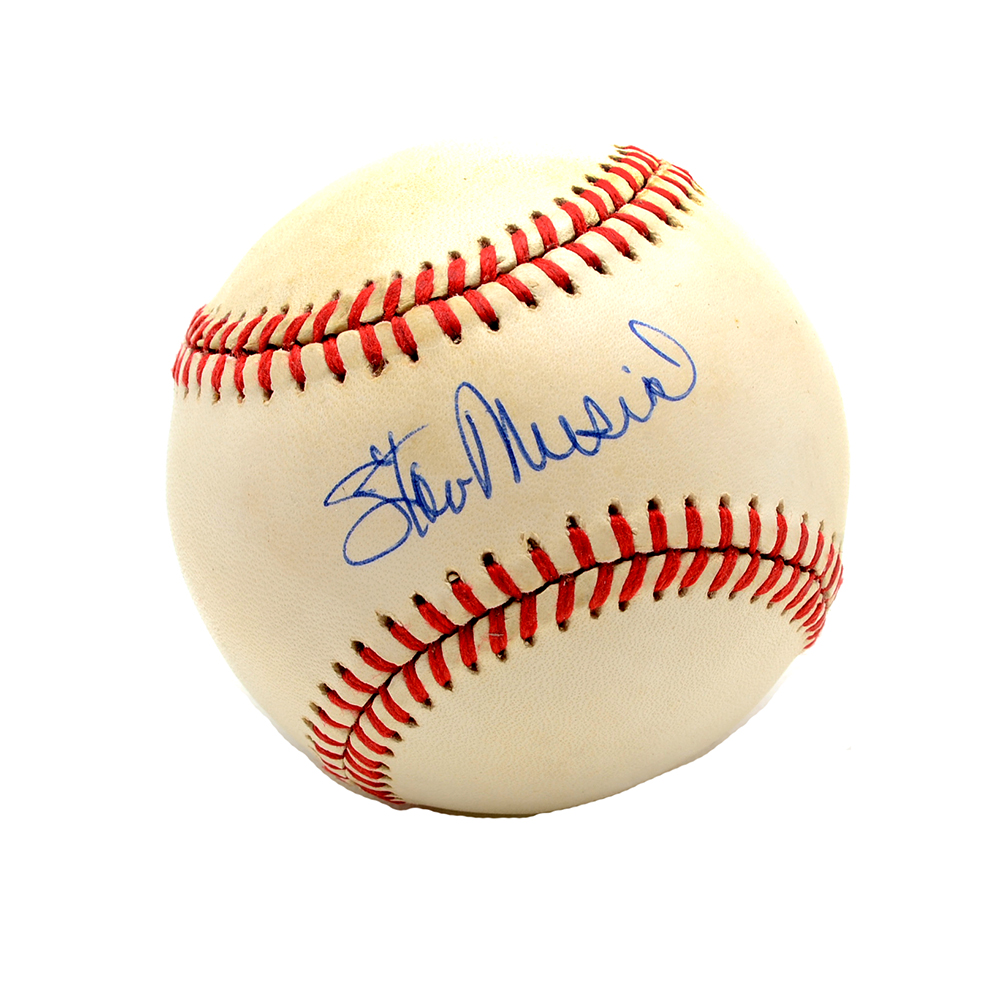 Stan Musial Signed Baseball  Visual COA