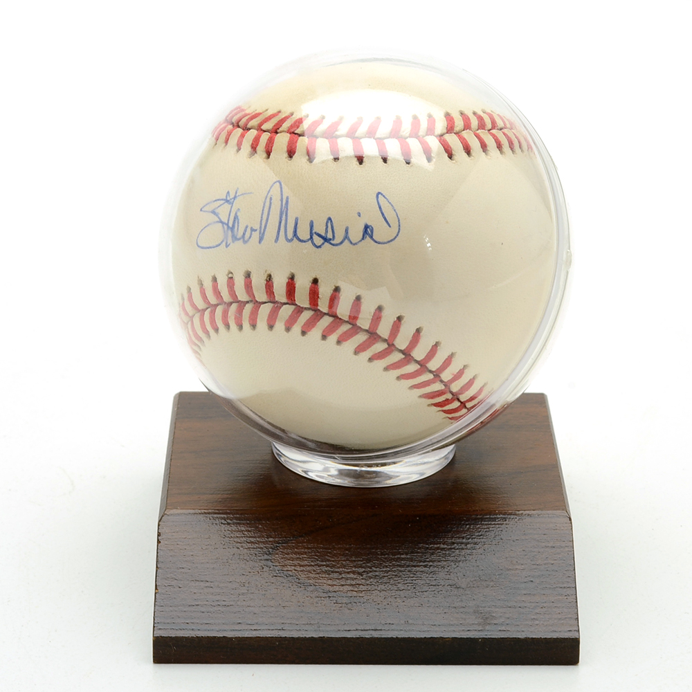 Stan Musial Signed Baseball  Visual COA