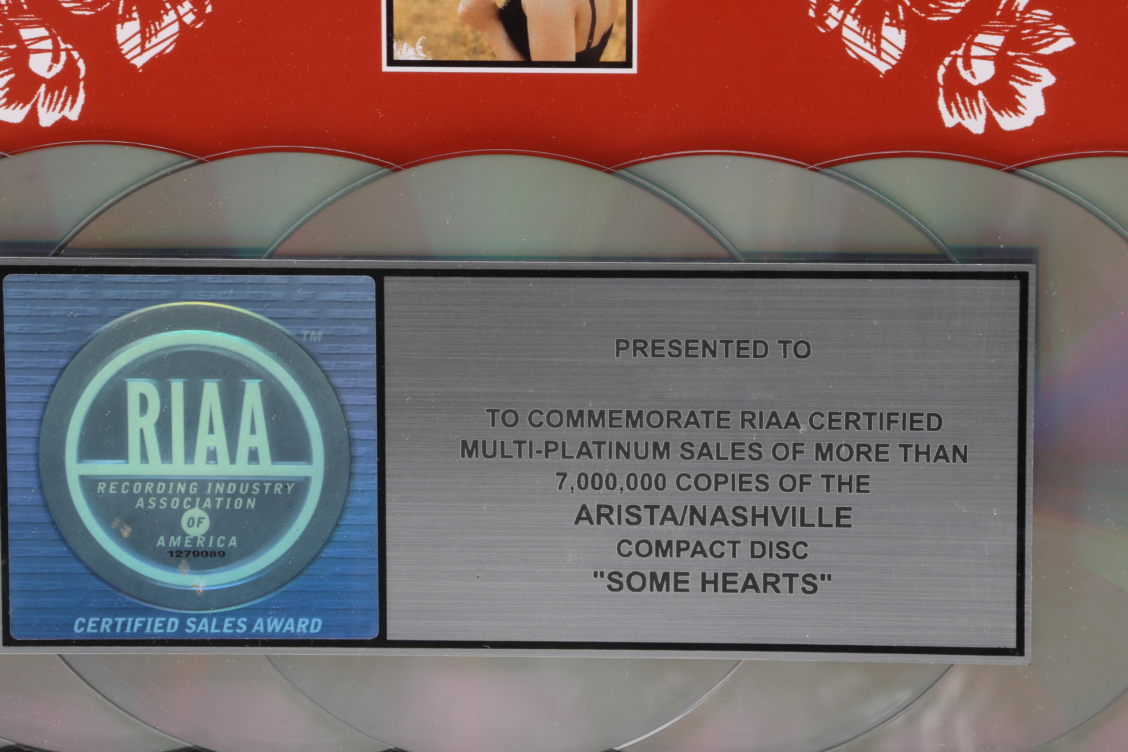Carrie Underwood Multi Platinum Record