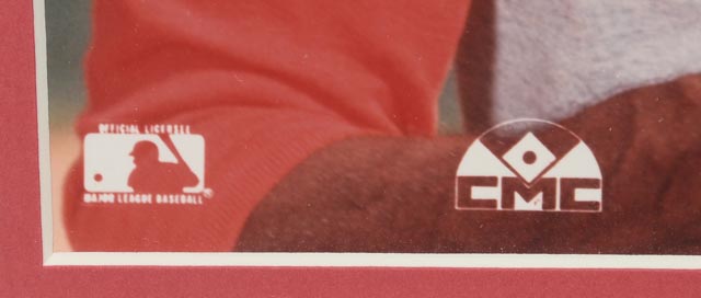 Brock, Carlton and Musial Signed Display   JSA COA