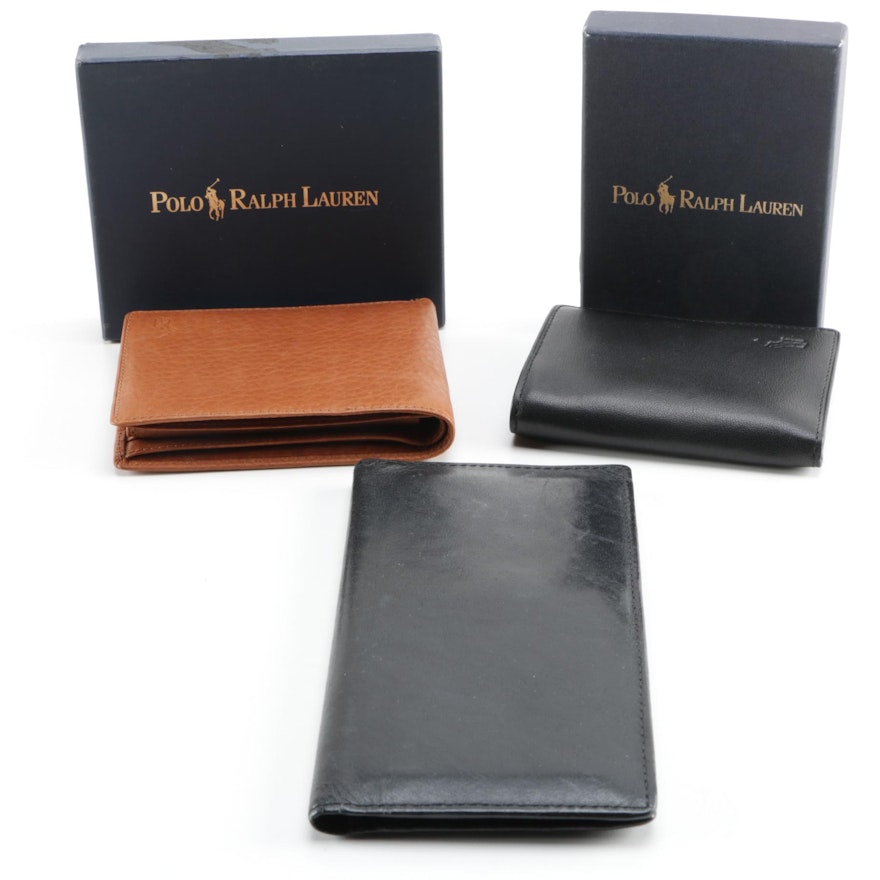 Men's Leather Accessories Including Ralph Lauren