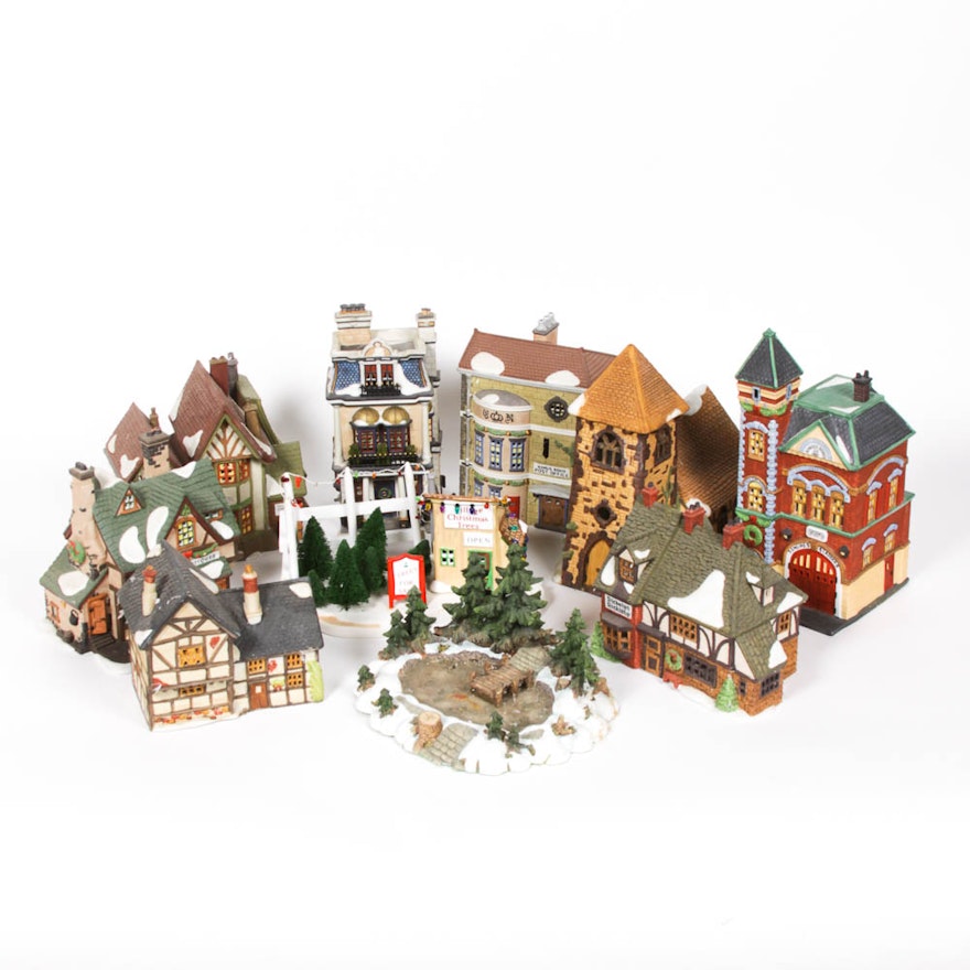 Department 56 Collection of Buildings and Figurines