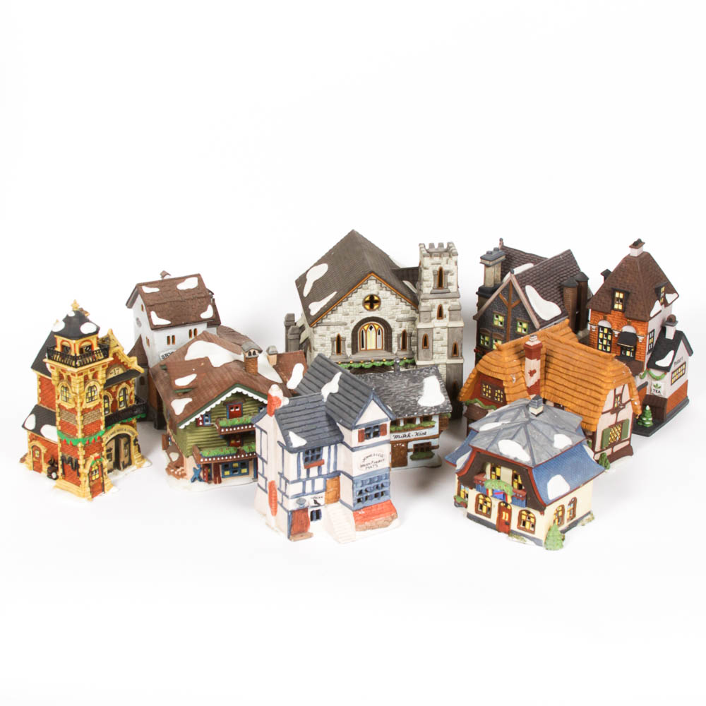 Department 56 Building and Cottage Figurines