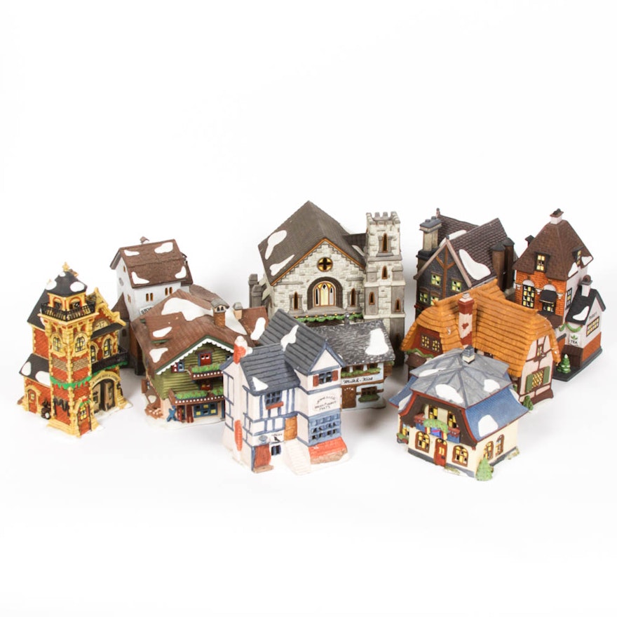 Department 56 Building and Cottage Figurines