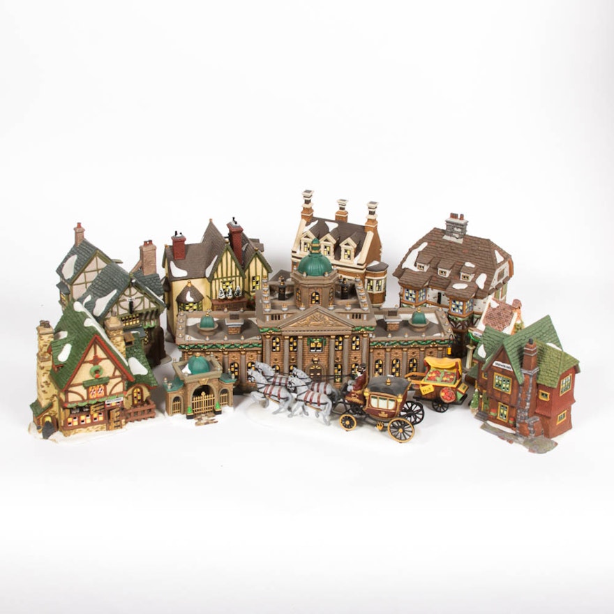 Selection of Department 56 Figurines and Buildings