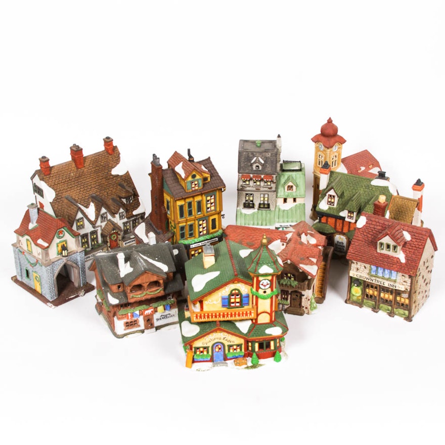 Mixed Collection of Department 56 Buildings