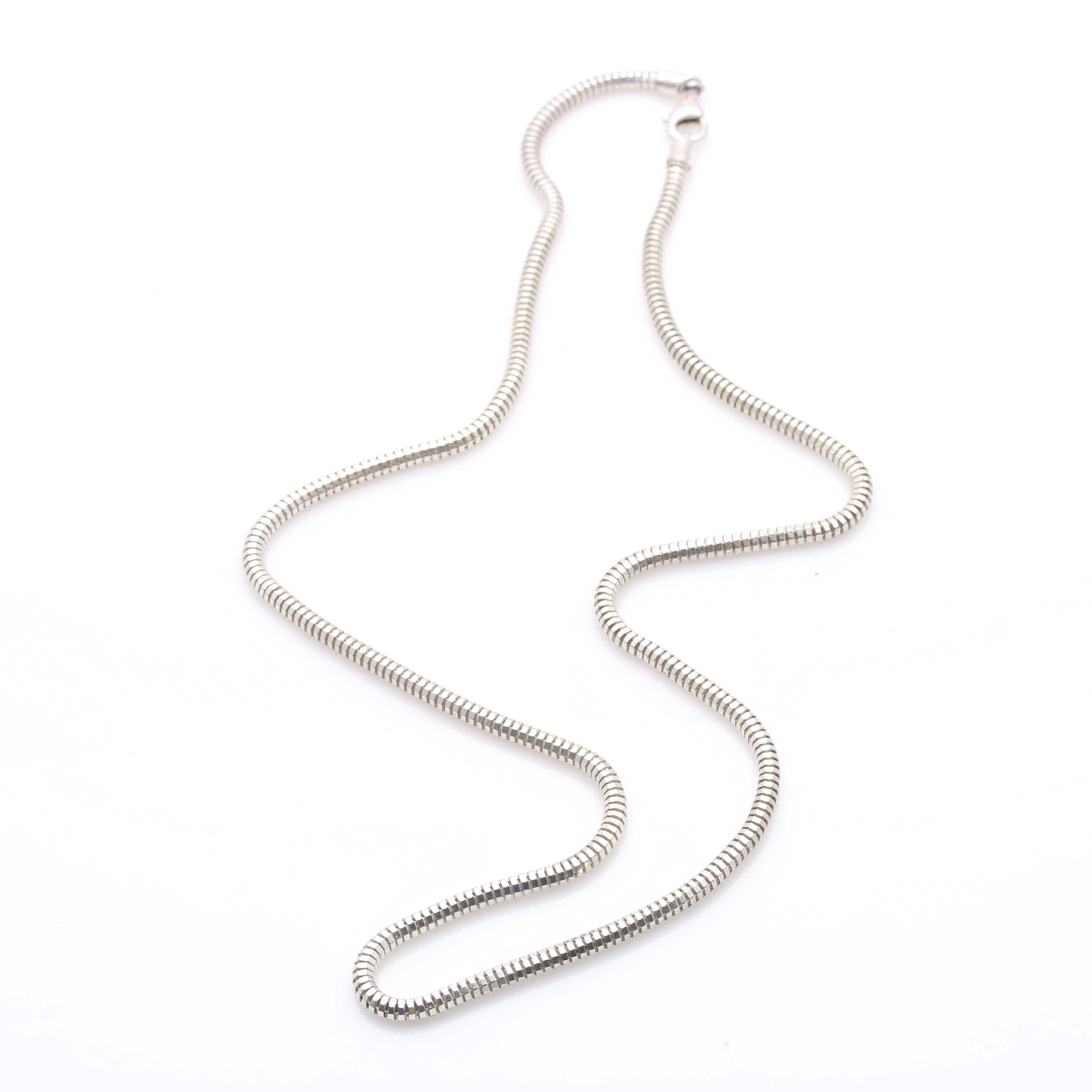 Sterling Silver Necklaces and Two-Toned Bracelet