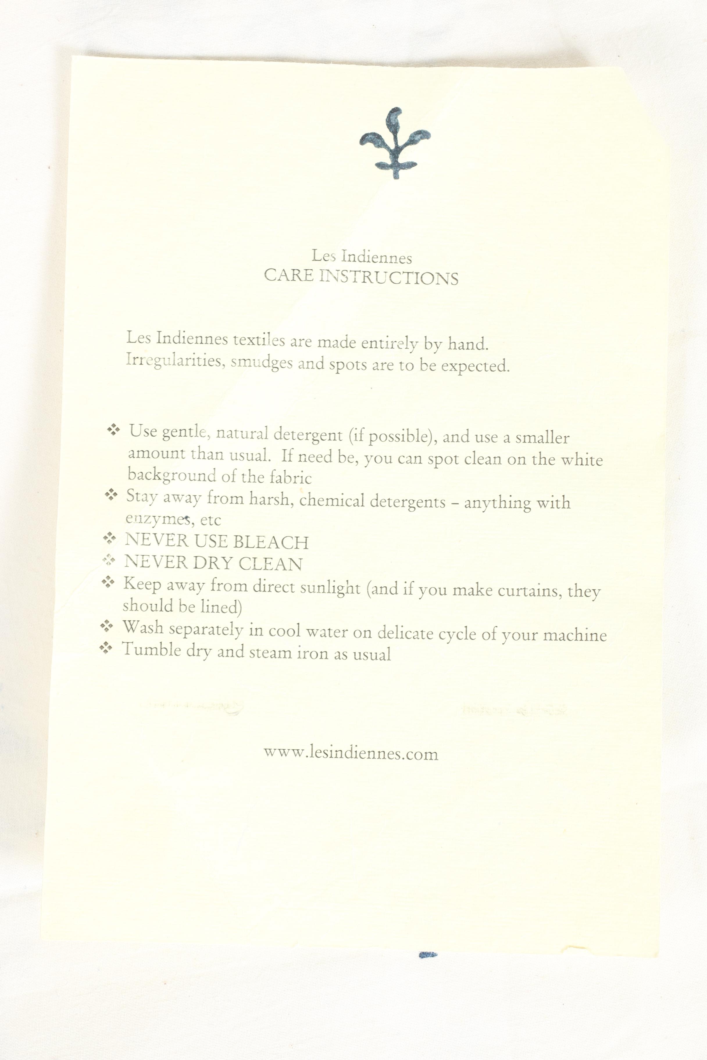 Les Indiennes Textiles and Samuel & Sons Tassel Fringe