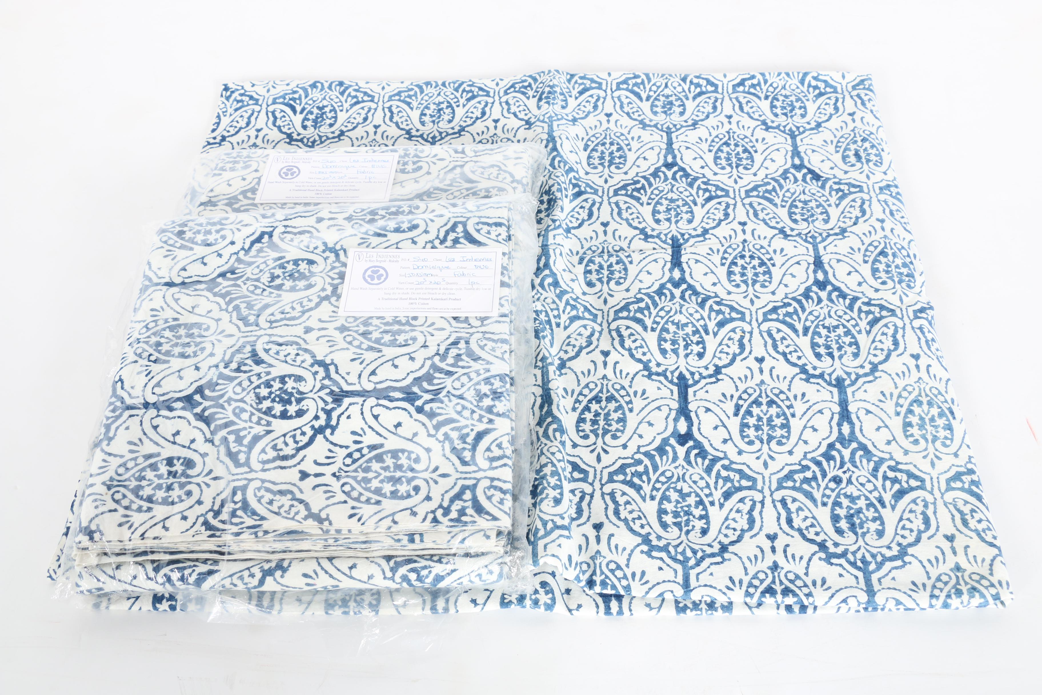 Les Indiennes Textiles and Samuel & Sons Tassel Fringe