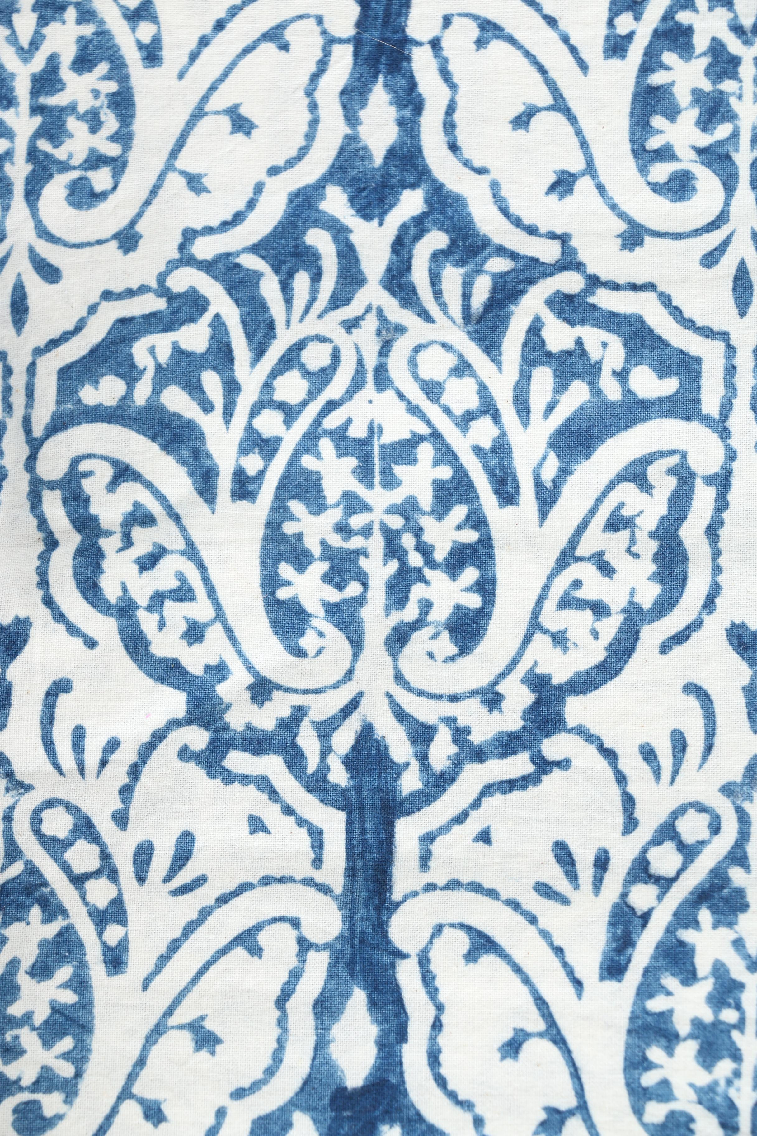 Les Indiennes Textiles and Samuel & Sons Tassel Fringe