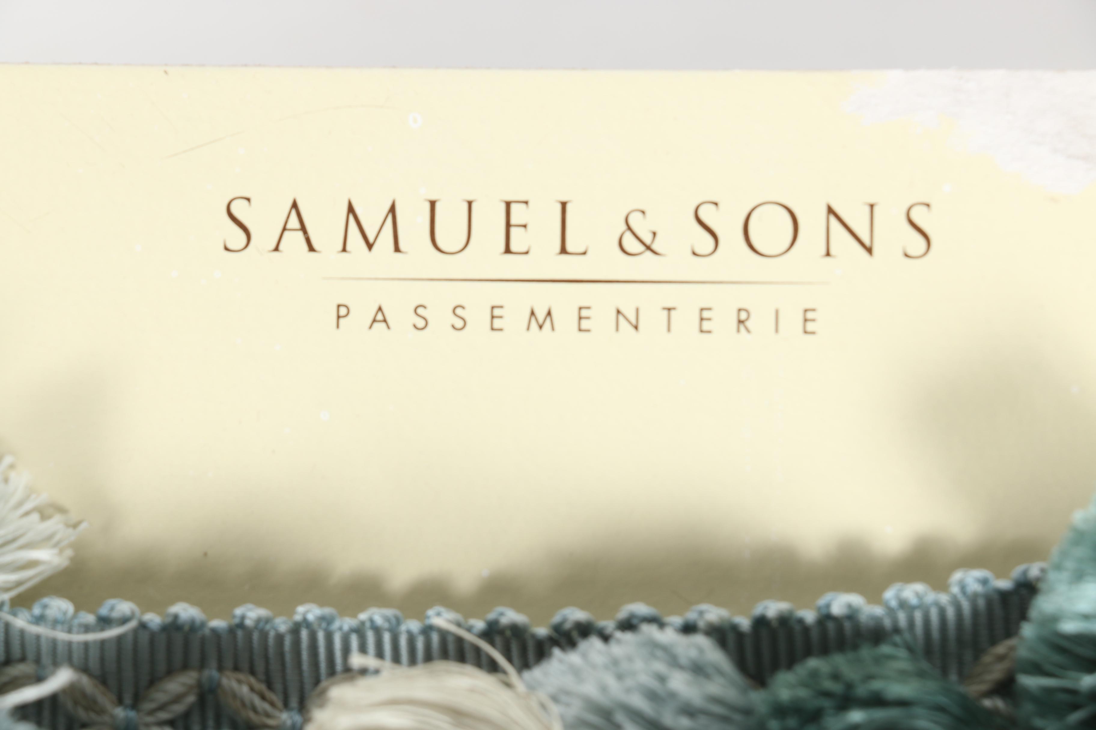 Les Indiennes Textiles and Samuel & Sons Tassel Fringe