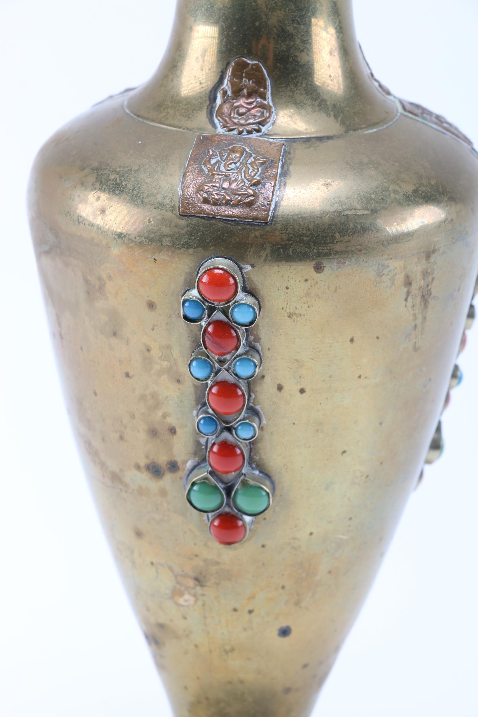Vintage Brass Indian Vase