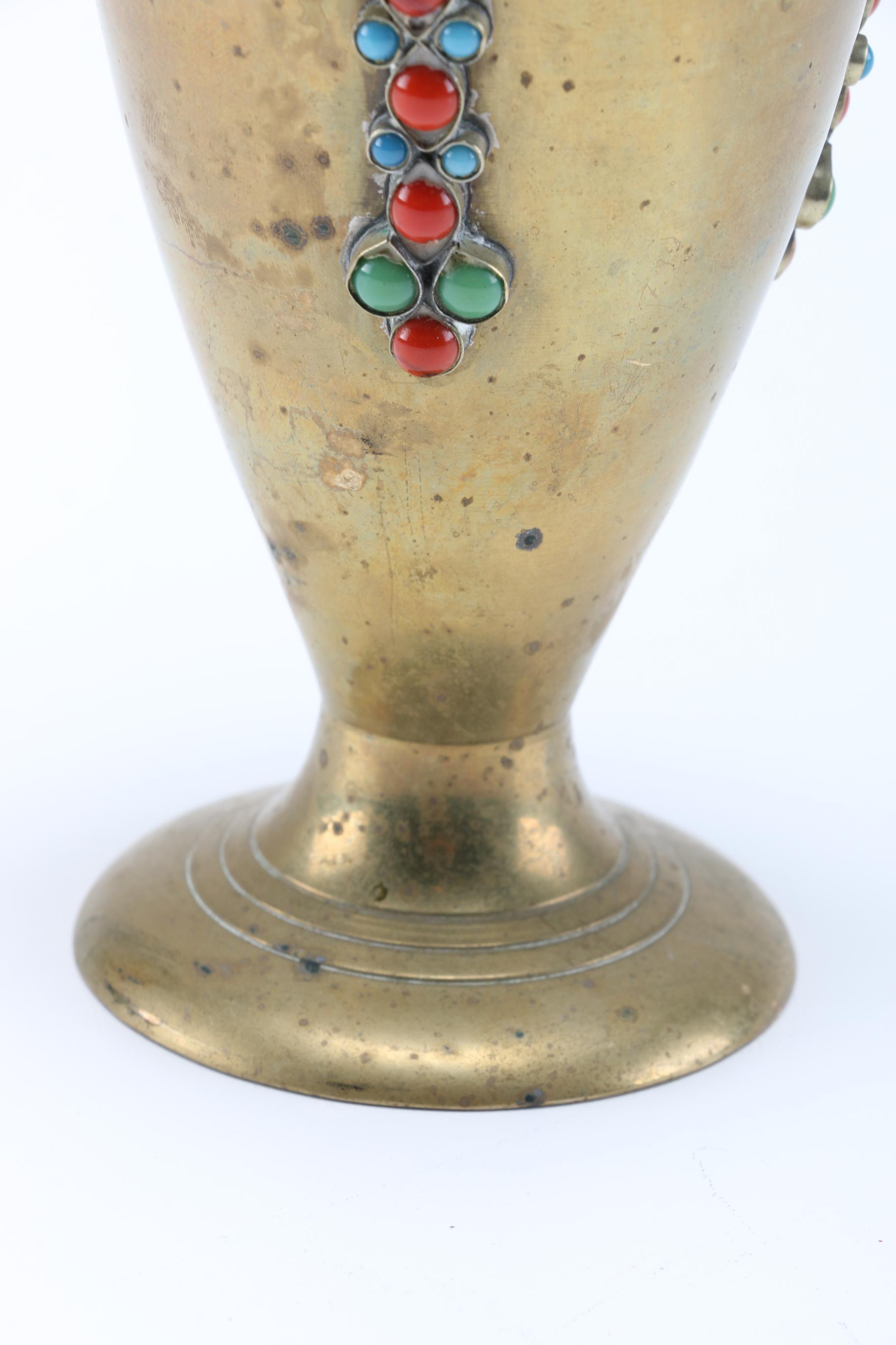 Vintage Brass Indian Vase