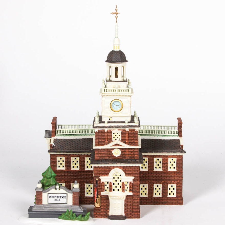 Department 56 "Independence Hall" Hand-Painted Porcelain Figurine
