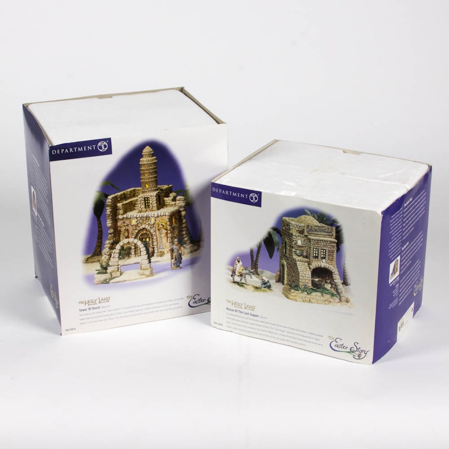 Pair of Department 56 "Holy Land - The Easter Story" Figurines