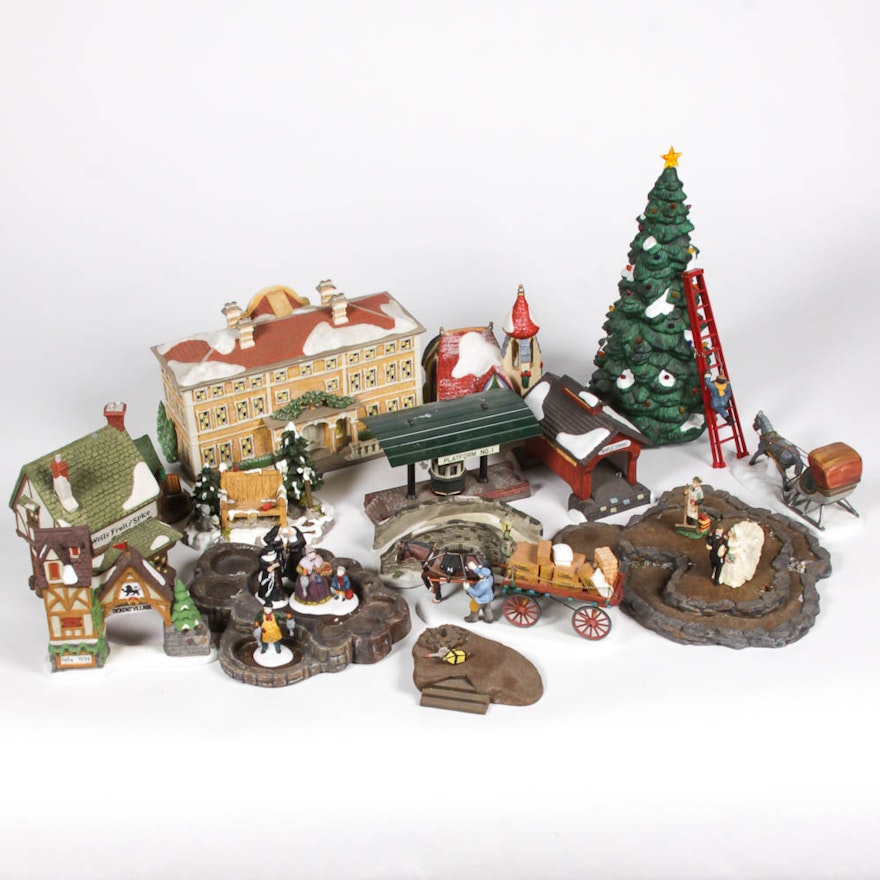 Collection of Various Department 56 Figurines
