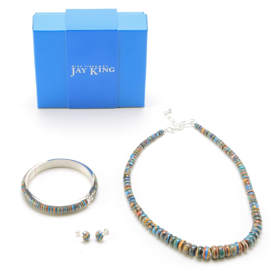 Mine Finds by Jay King Sterling Silver Jewelry Set