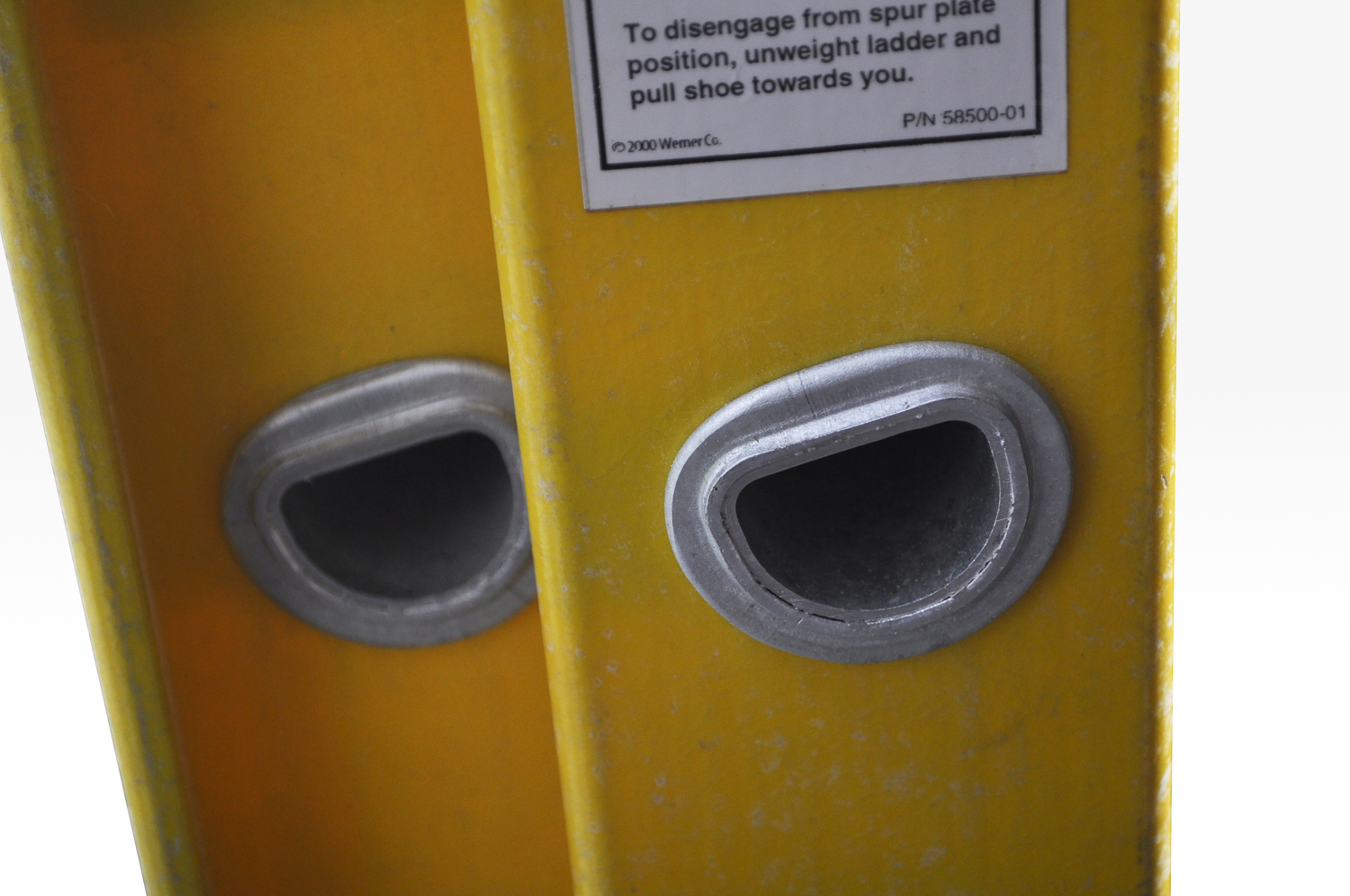 Werner 16' Yellow Sliding Ladder