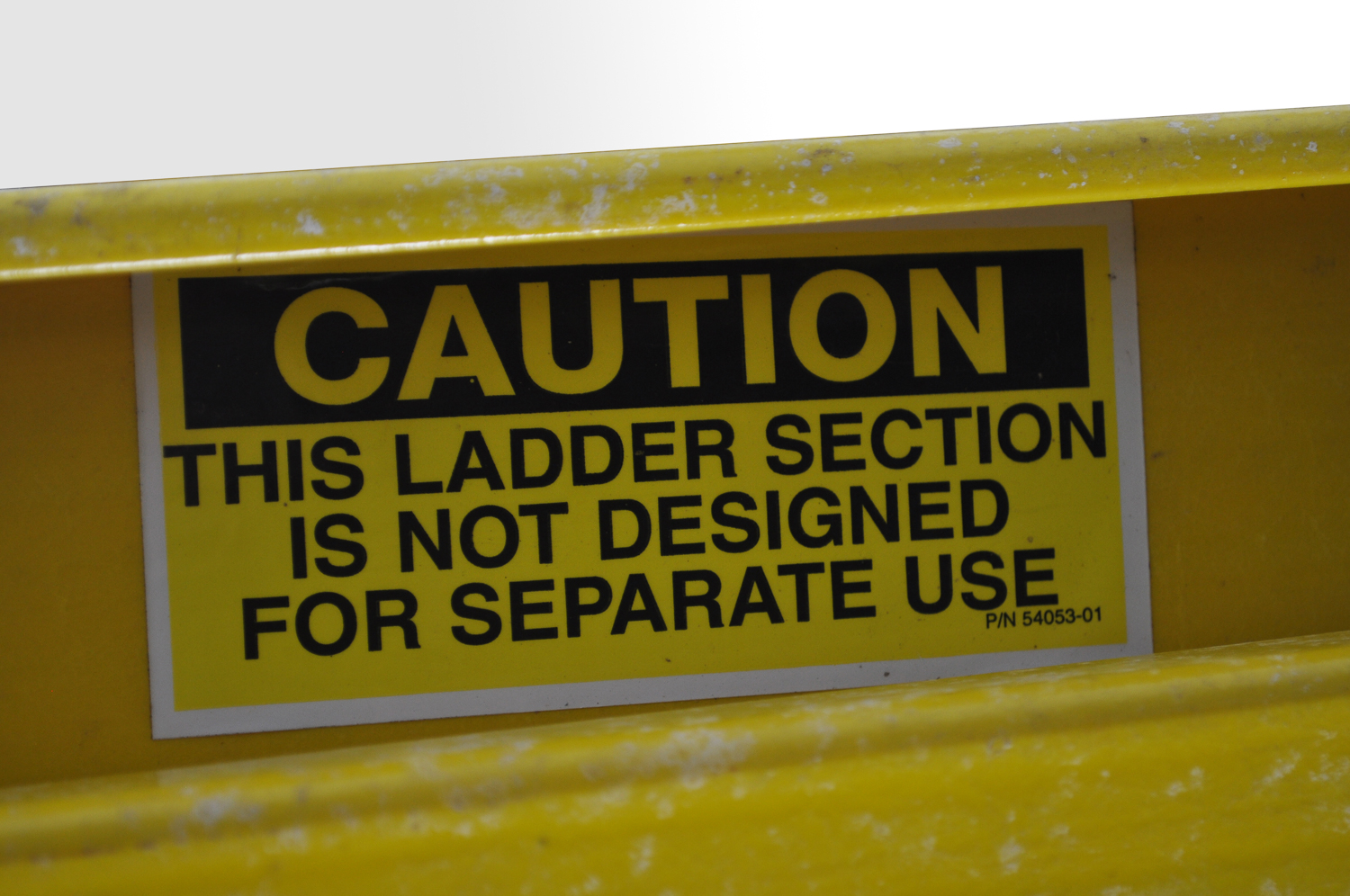 Werner 16' Yellow Sliding Ladder