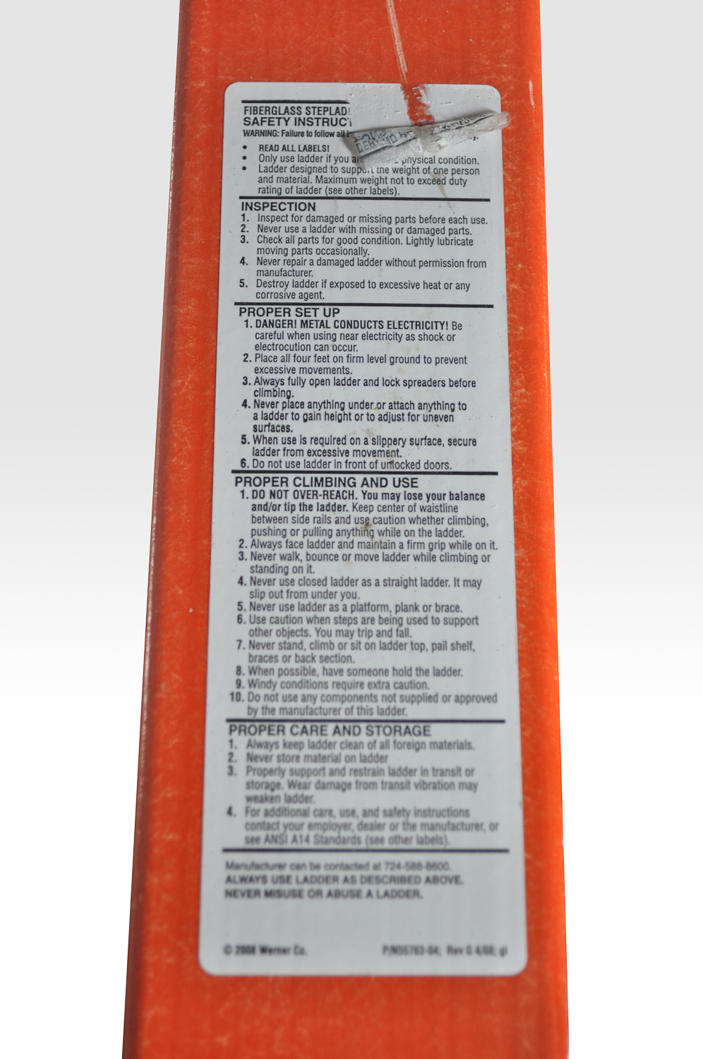 Werner 12' Metal Folding Ladder