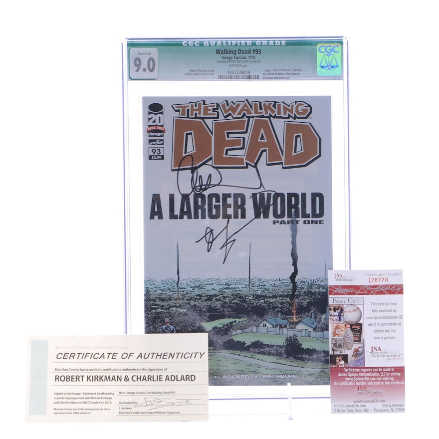 Signed and Graded "The Walking Dead" "A Larger World" Part One