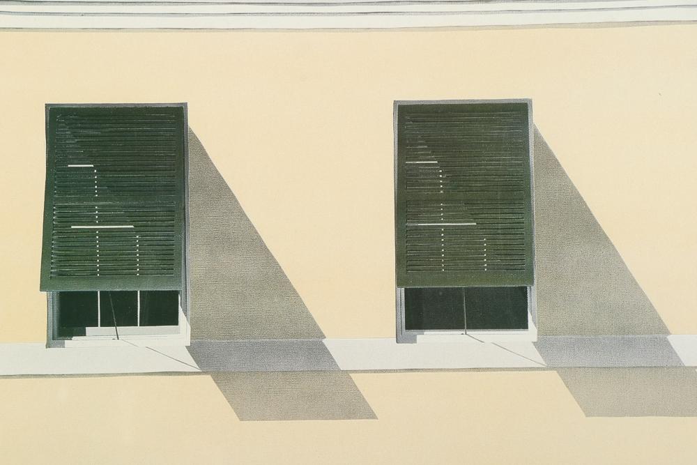 Michael Swan Offset Lithograph of a Building