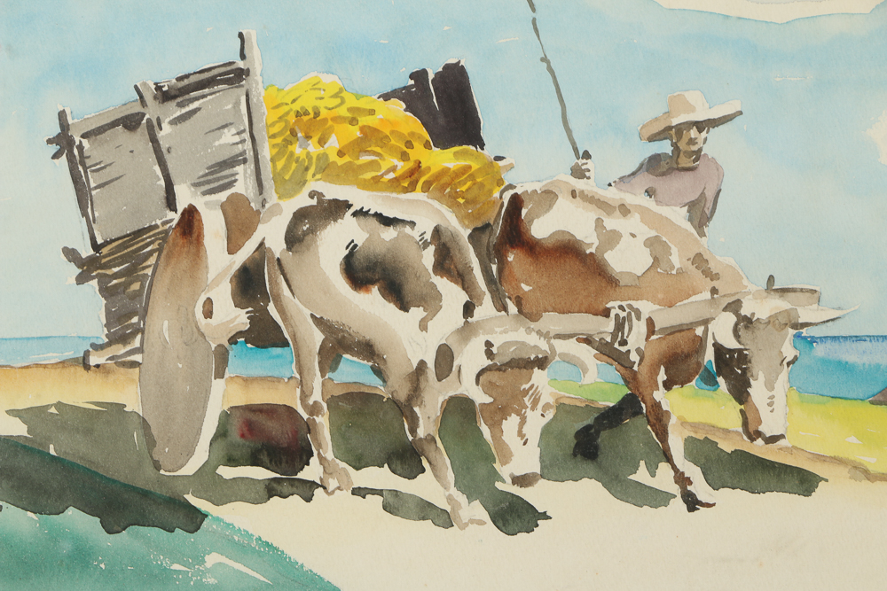 Crawford Parker Watercolors of Oceanside Landscapes