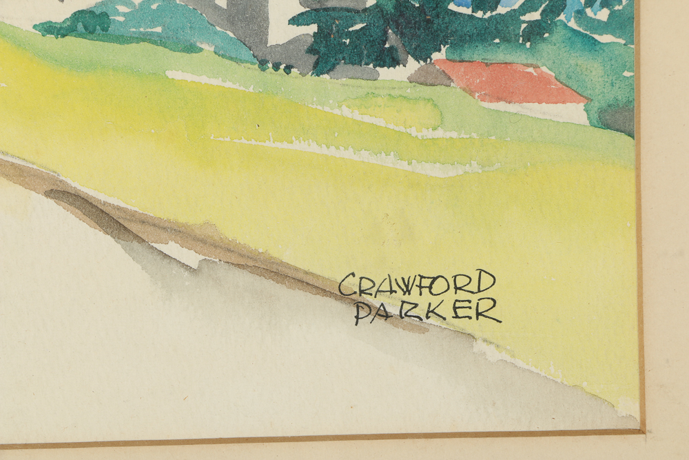 Crawford Parker Watercolors of Oceanside Landscapes