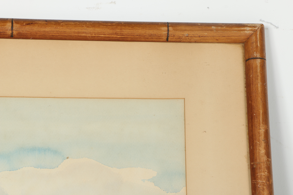 Crawford Parker Watercolors of Oceanside Landscapes