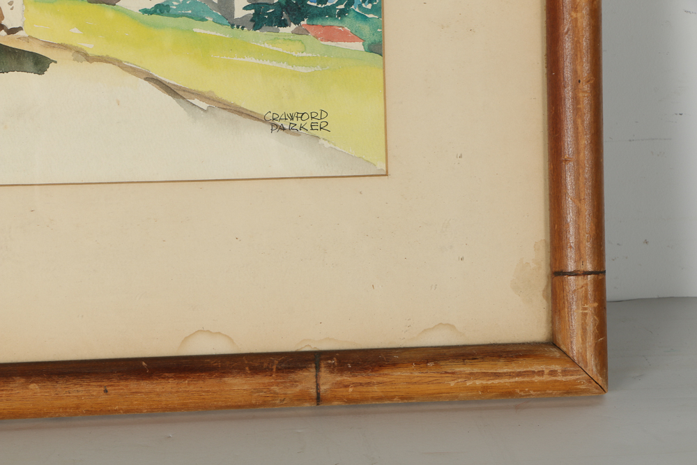 Crawford Parker Watercolors of Oceanside Landscapes