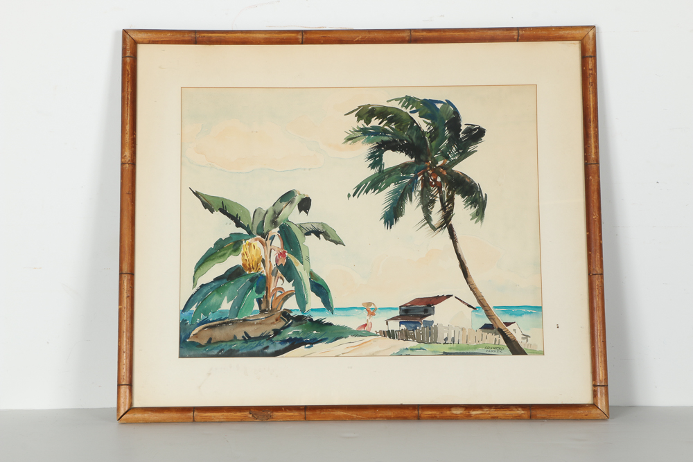 Crawford Parker Watercolors of Oceanside Landscapes
