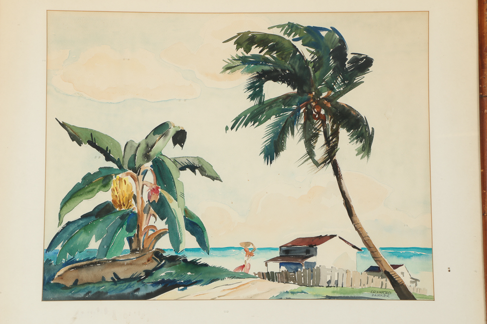 Crawford Parker Watercolors of Oceanside Landscapes