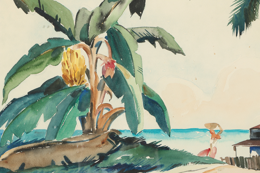 Crawford Parker Watercolors of Oceanside Landscapes