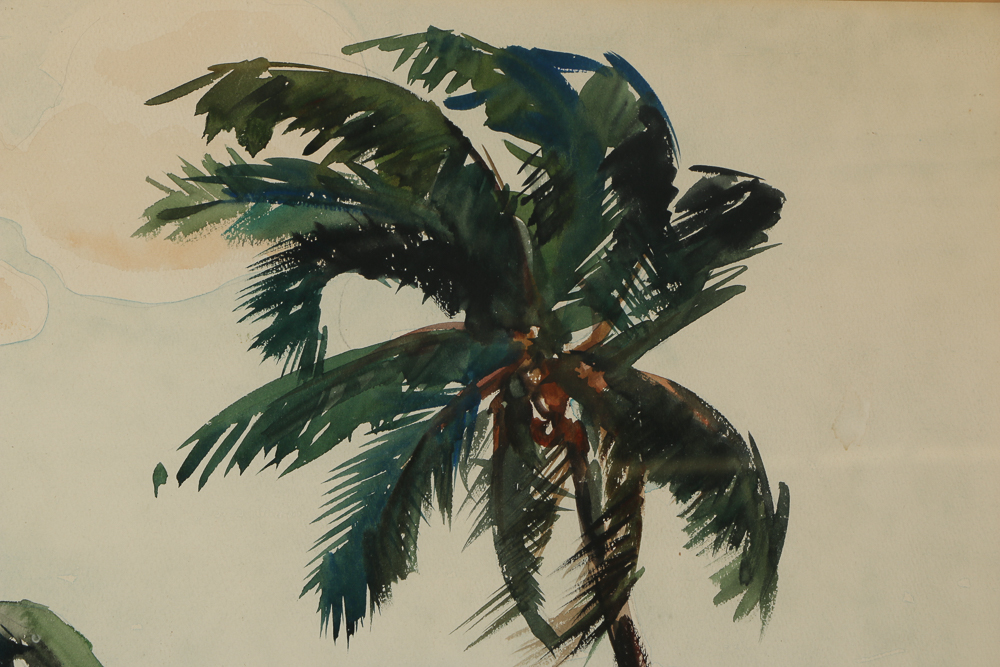 Crawford Parker Watercolors of Oceanside Landscapes