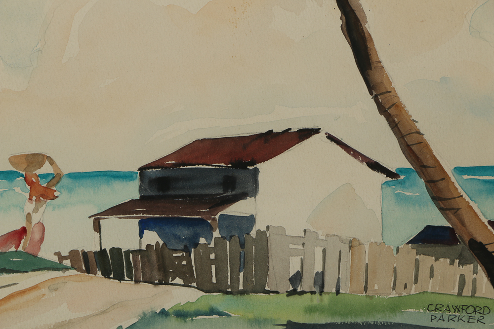 Crawford Parker Watercolors of Oceanside Landscapes