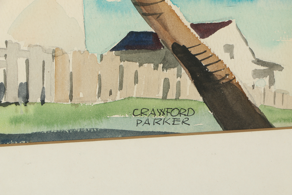 Crawford Parker Watercolors of Oceanside Landscapes