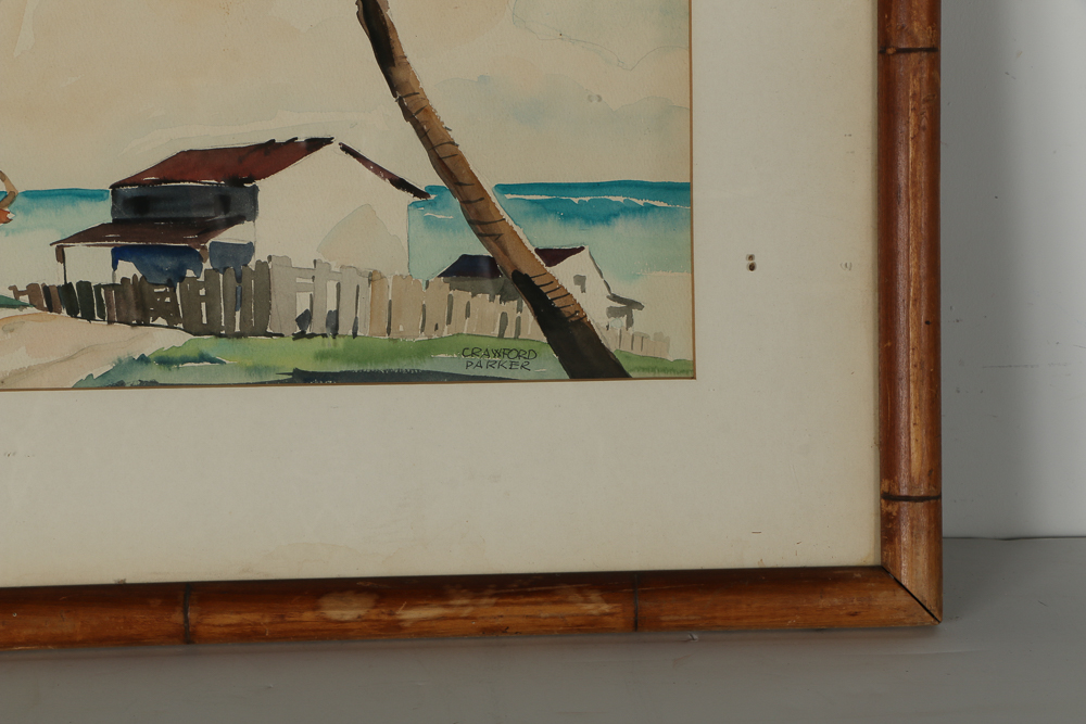 Crawford Parker Watercolors of Oceanside Landscapes