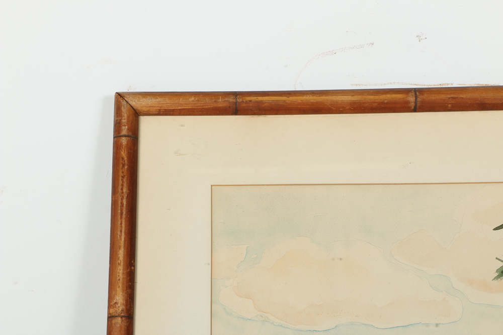 Crawford Parker Watercolors of Oceanside Landscapes