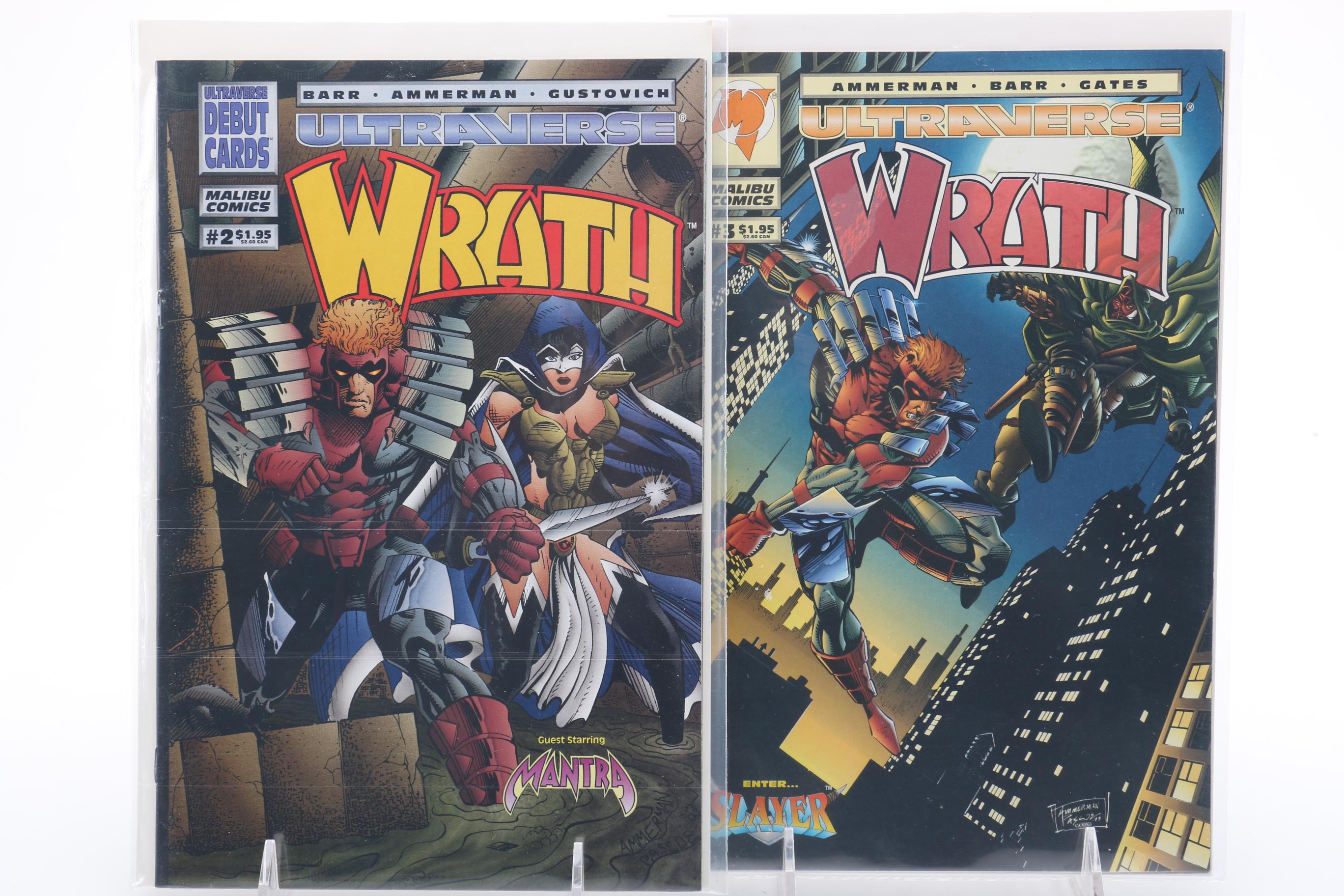 Modern Age Malibu "Ultraverse" Comics Including "Wrath" and "Warstrike"