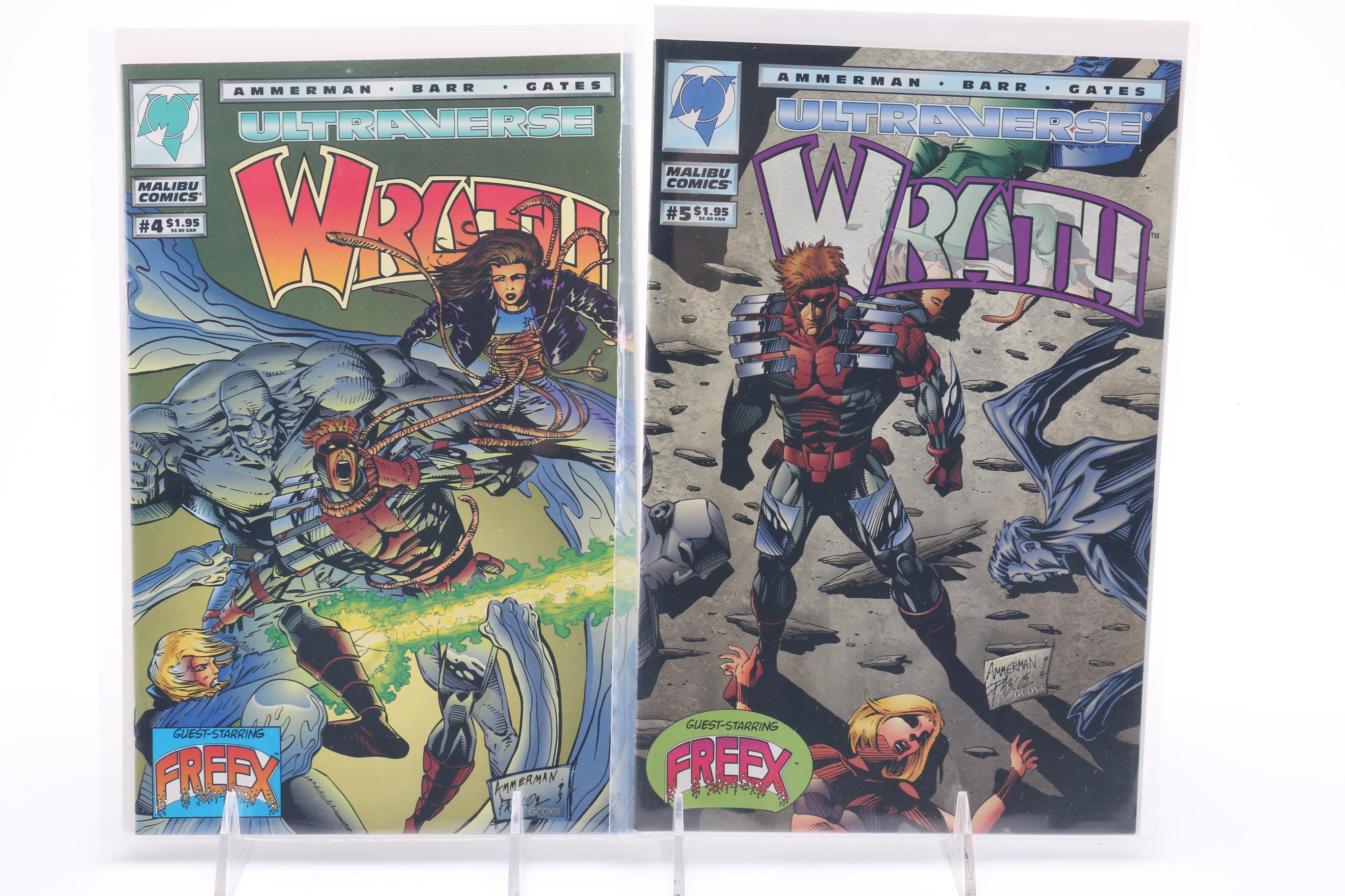 Modern Age Malibu "Ultraverse" Comics Including "Wrath" and "Warstrike"