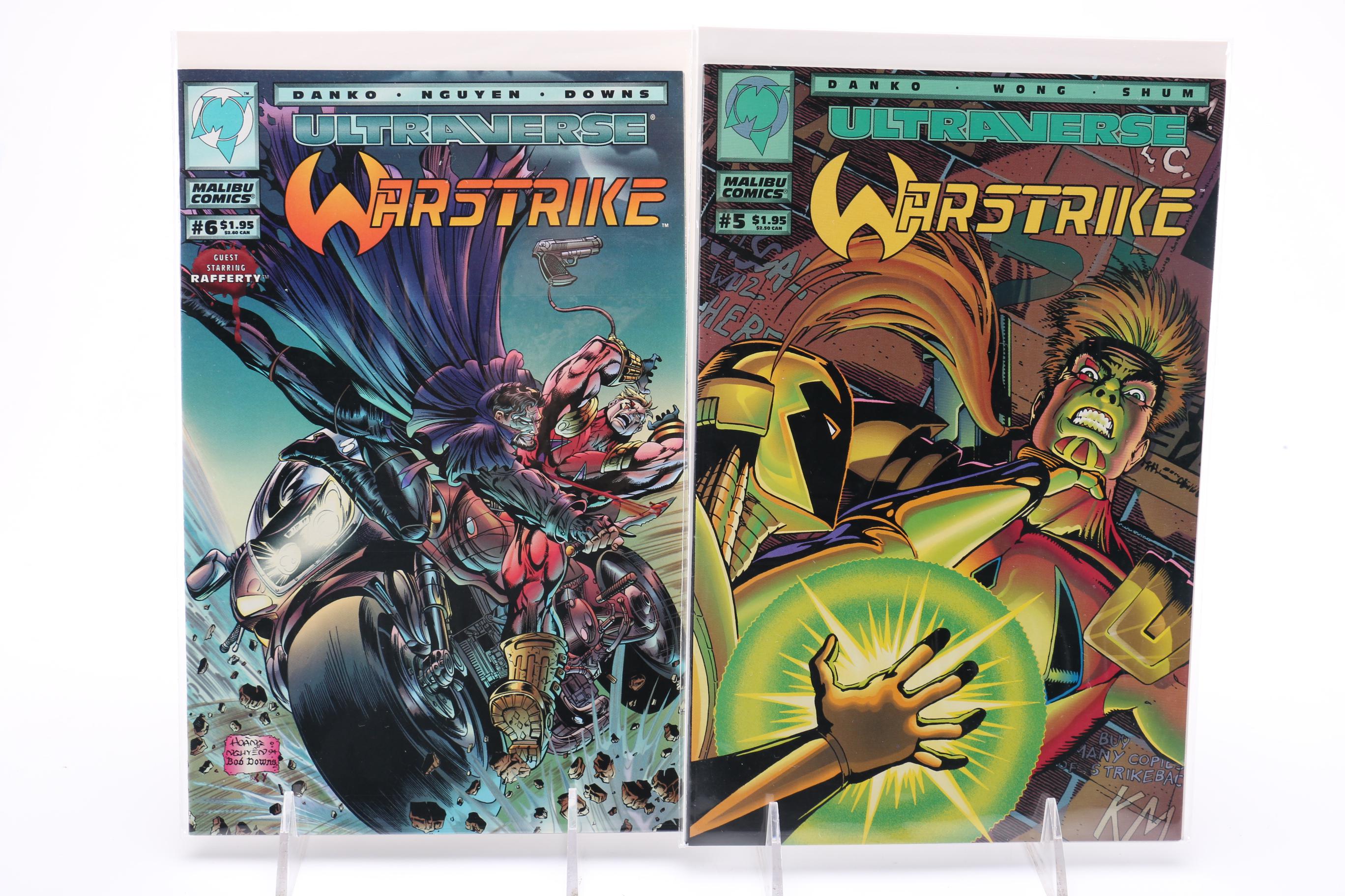 Modern Age Malibu "Ultraverse" Comics Including "Wrath" and "Warstrike"