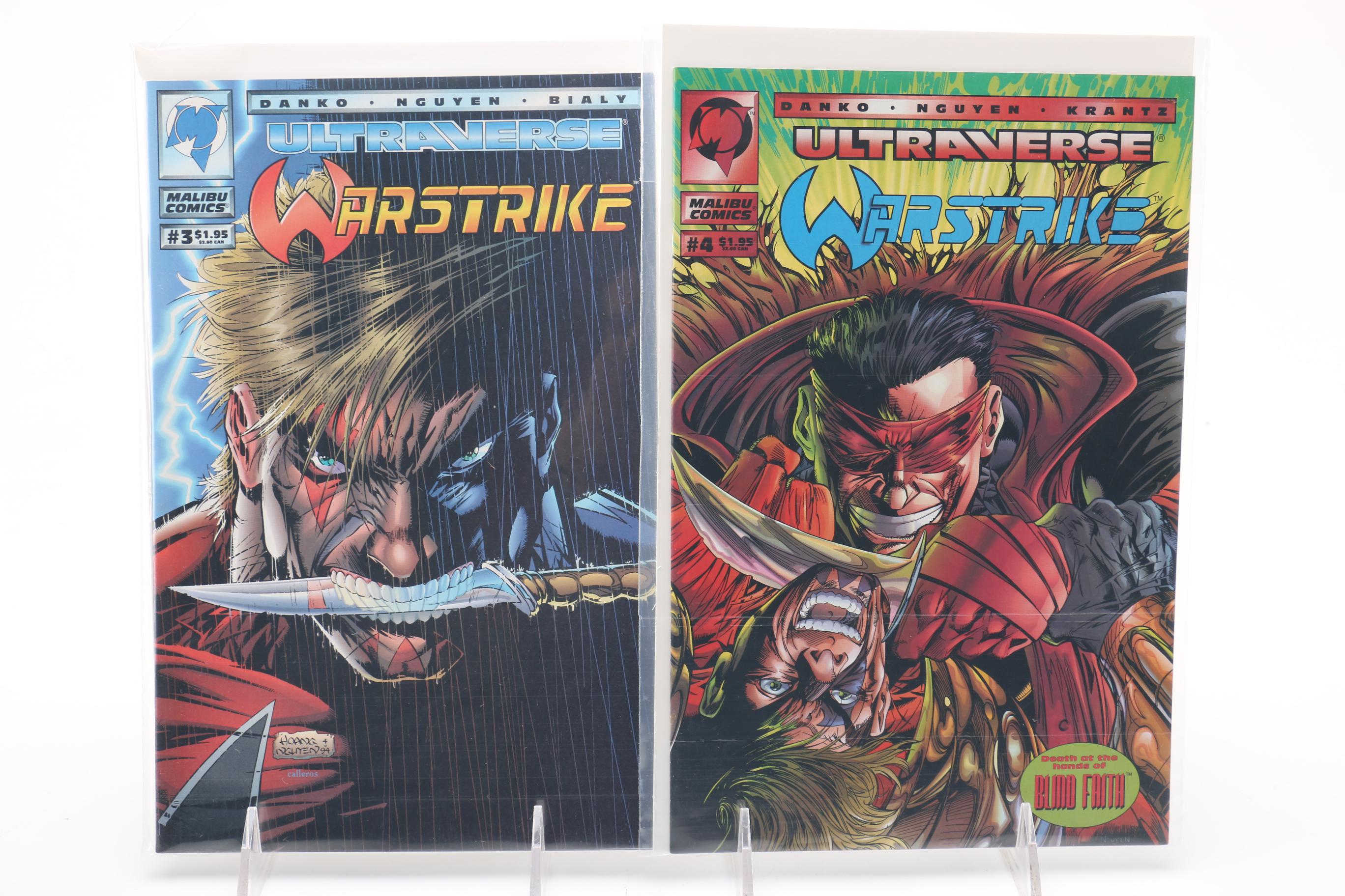 Modern Age Malibu "Ultraverse" Comics Including "Wrath" and "Warstrike"