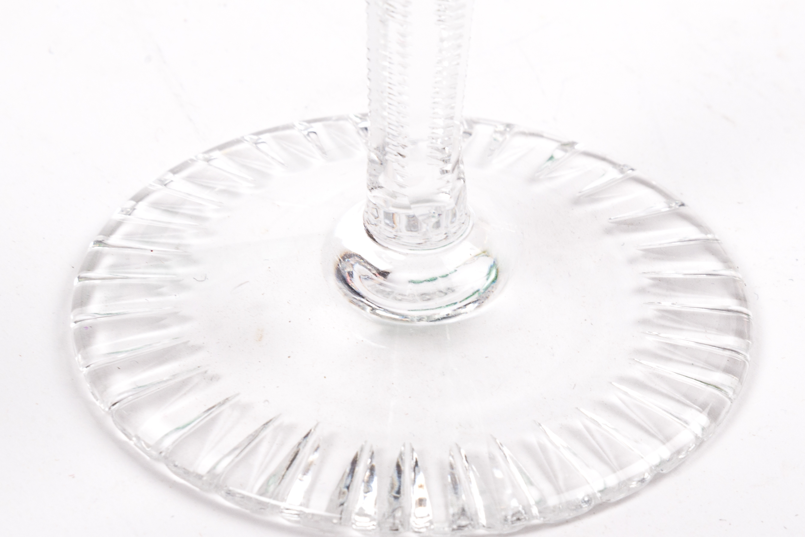 Vintage Bohemian Emerald Green Crystal Stemware