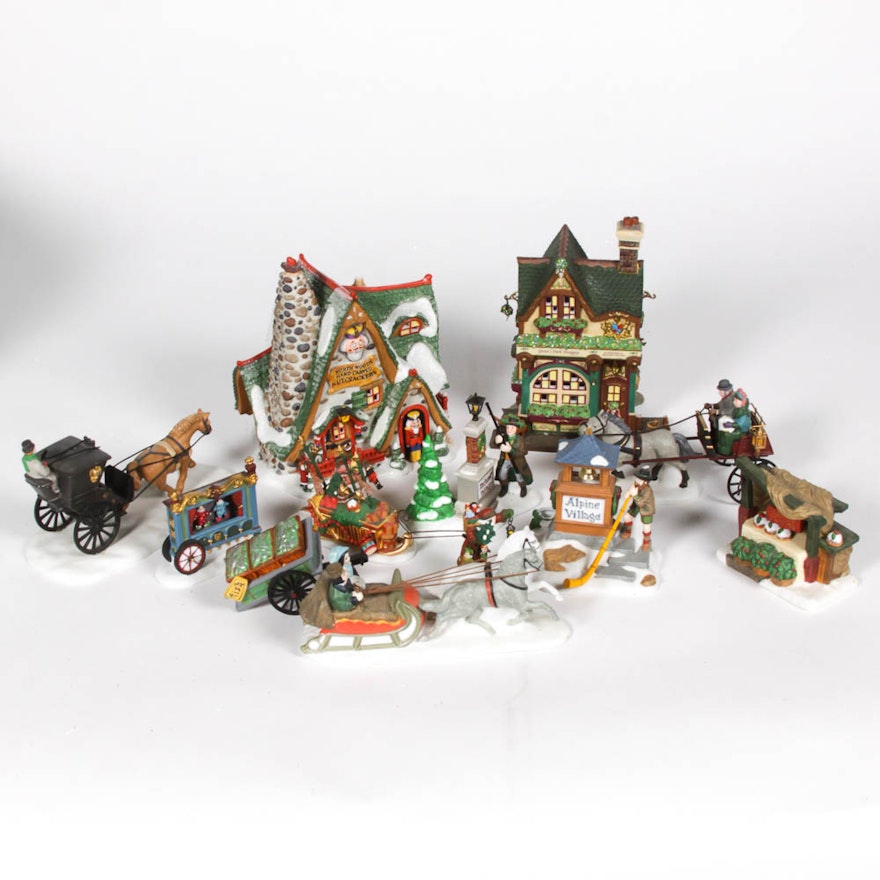 Collection of Department 56 Figurines