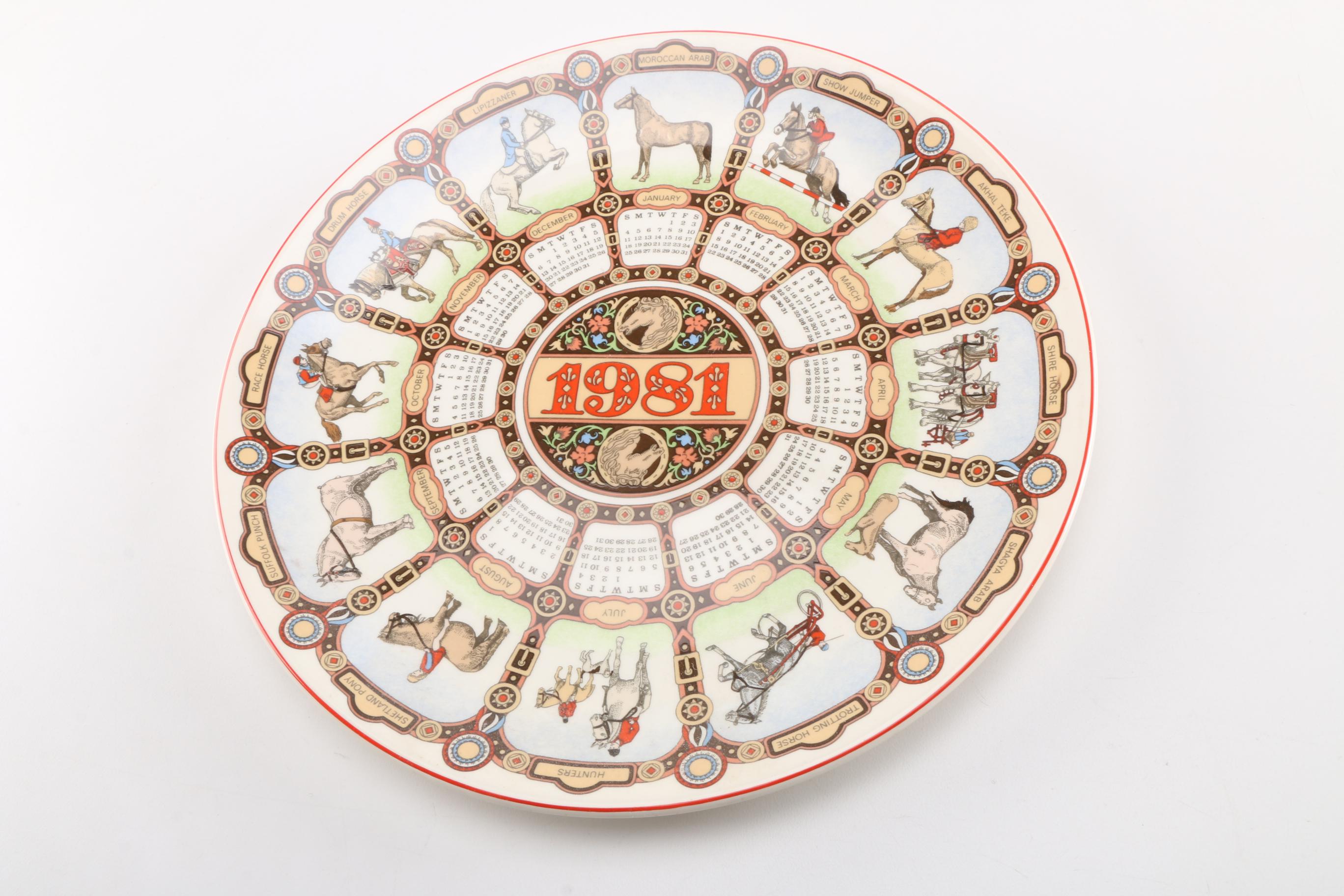 Wedgwood Calendar Plates