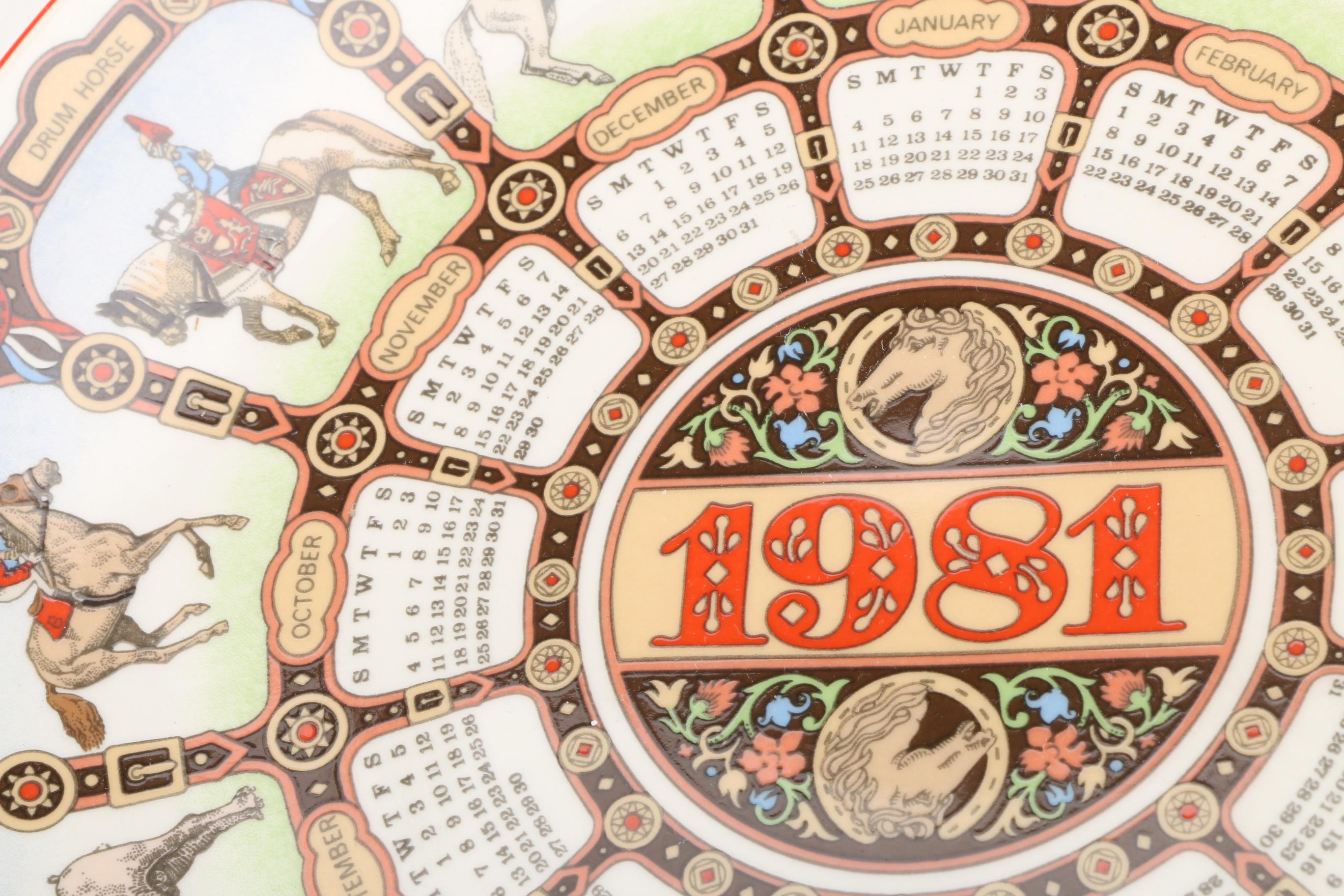 Wedgwood Calendar Plates