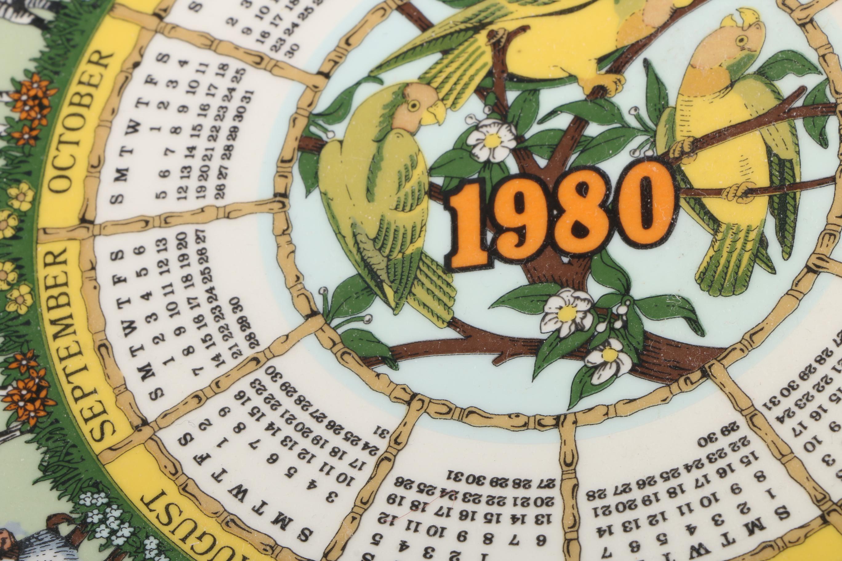 Wedgwood Calendar Plates