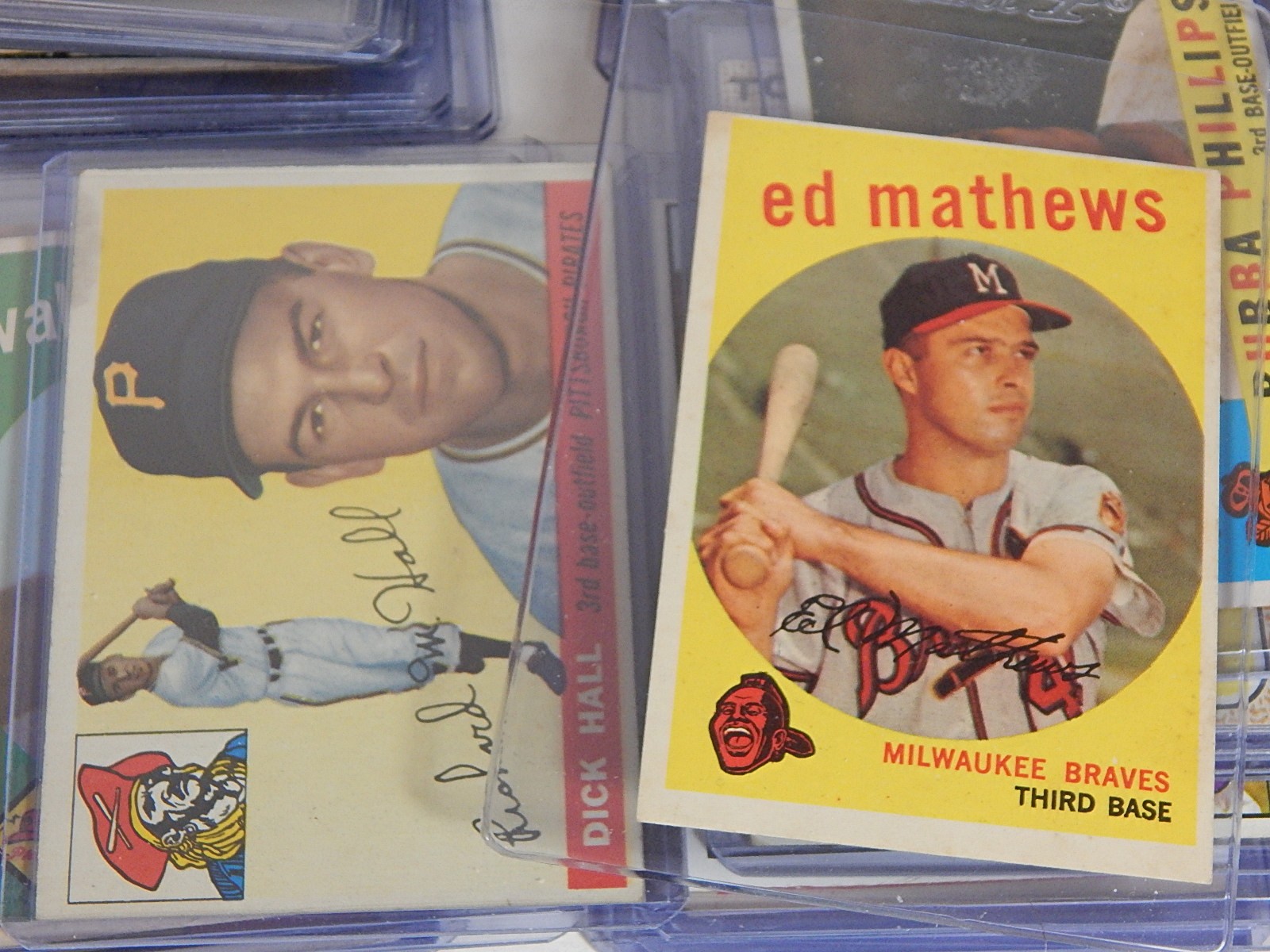 Large 1940s to 1960s TOPPS and Bowman Baseball Card Collection