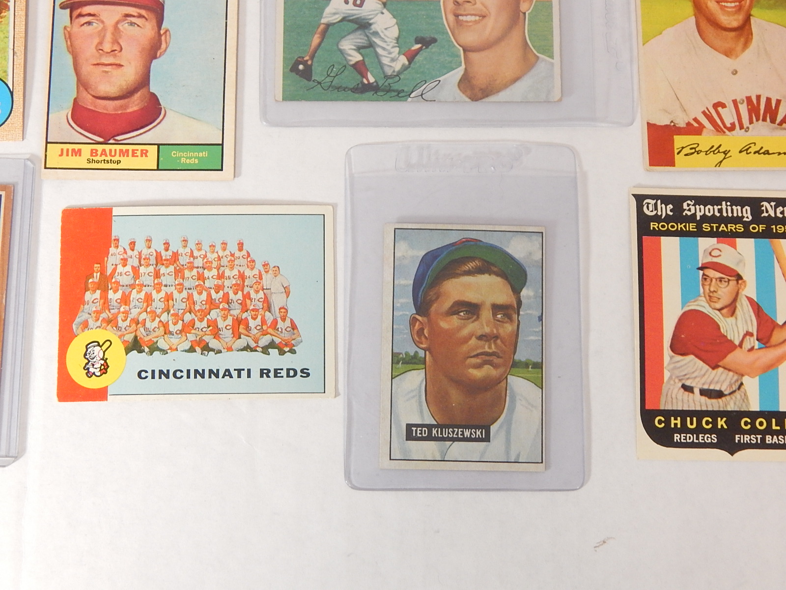 1950s to 1960s Cincinnati Reds Baseball Card Collection